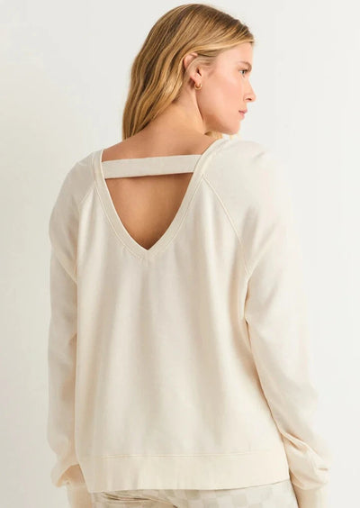 Z Supply Open Back Sweatshirt