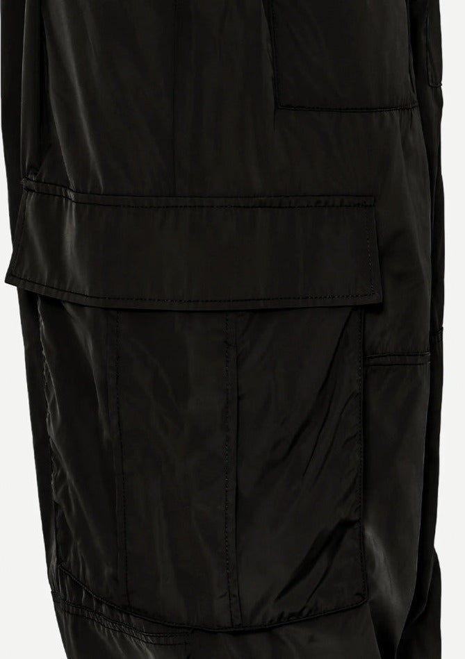 HERSKIND Edwin Parachute Cargo Pants - Black