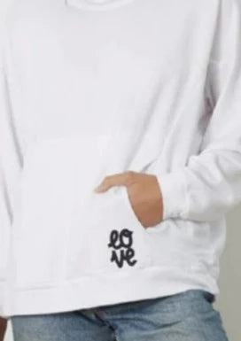 GoodhYOUman “Love” White Sweatshirt