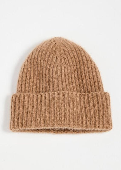 White + Warren Cashmere Luxe Beanie Camel