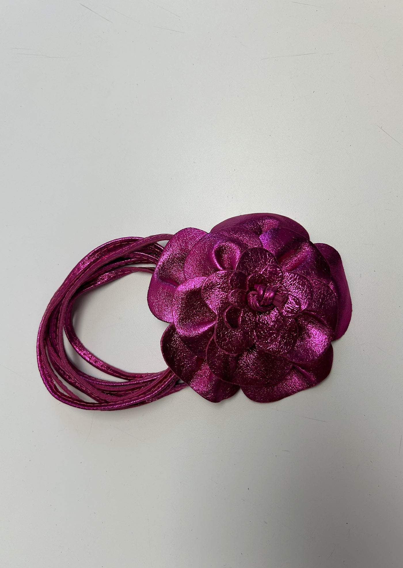 The Pink Door Rosette Belt Magenta