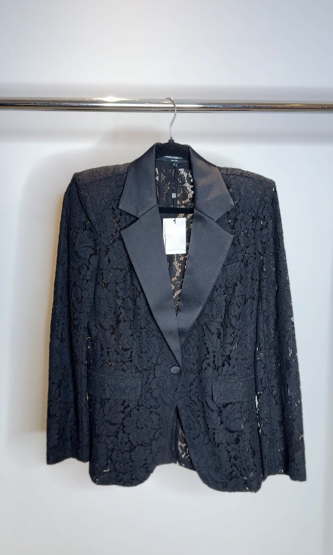 Generation Love Zoya Lace Blazer Black