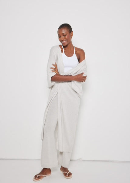 Lisa Todd Uptown Cashmere Duster Iced Grey