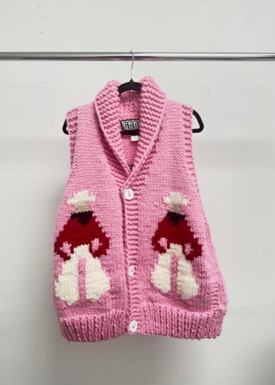 Gogo Cowboy Swing Wool Vest Bubble Gum