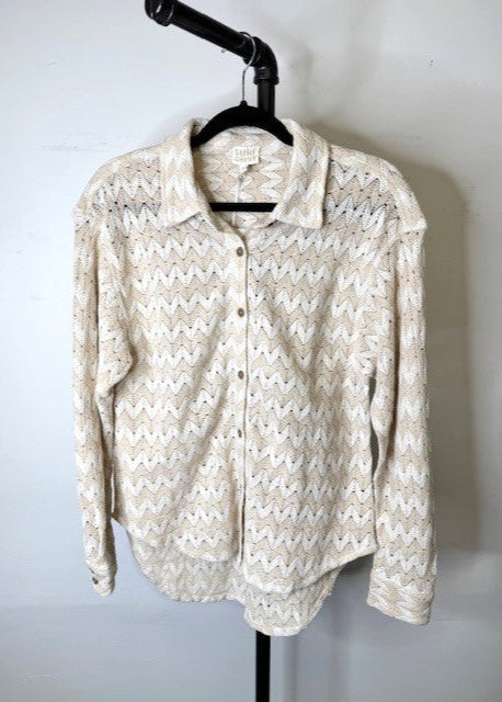 Surf Gypsy Cabana Crochet Beach Shirt