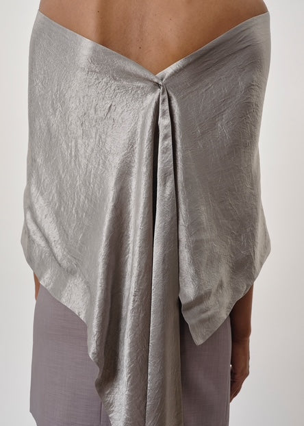 Herskind Sawyer Cape - Pearl Grey