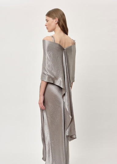 Herskind Sawyer Cape - Pearl Grey