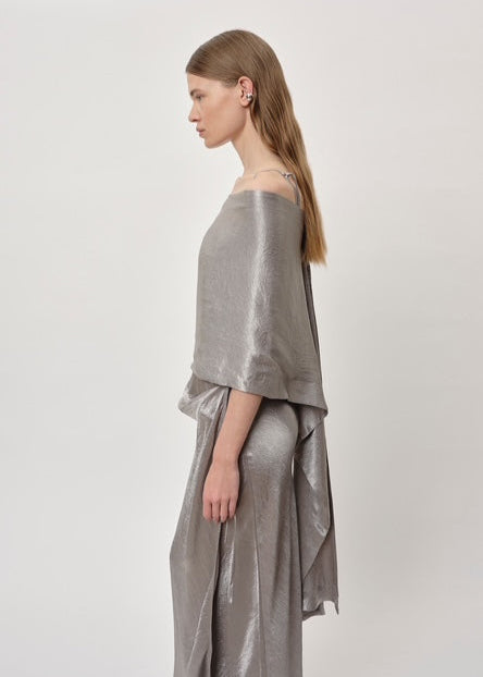 Herskind Sawyer Cape - Pearl Grey