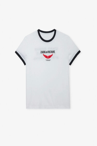 Zadig & Voltaire ZV Wings Tee - White