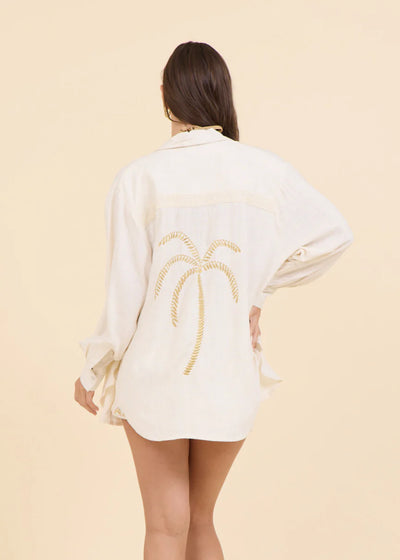 Surf Gypsy Gold Palm Beach Shirt