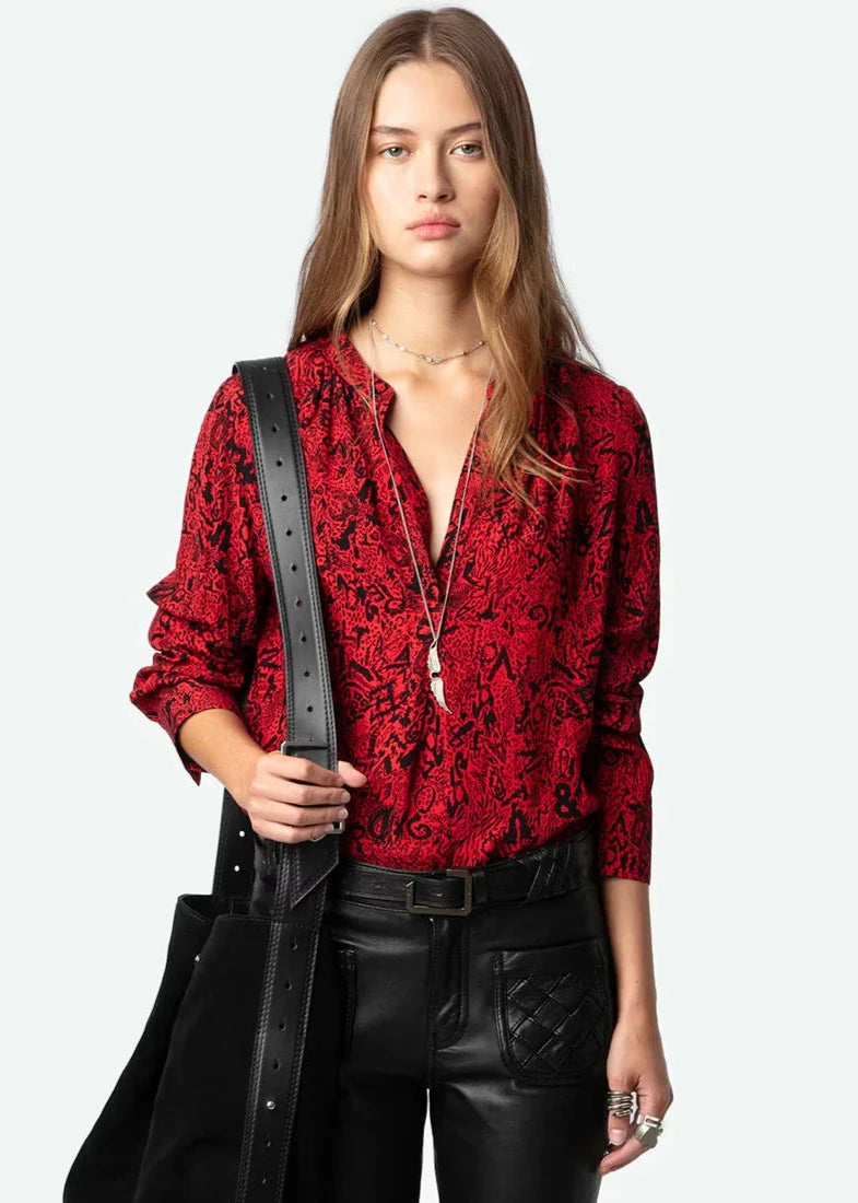 Zadig & Voltaire Tink Soft Wild Voltaire Crimson