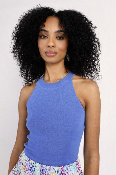 Molly Bracken Knitted Tank - Blue