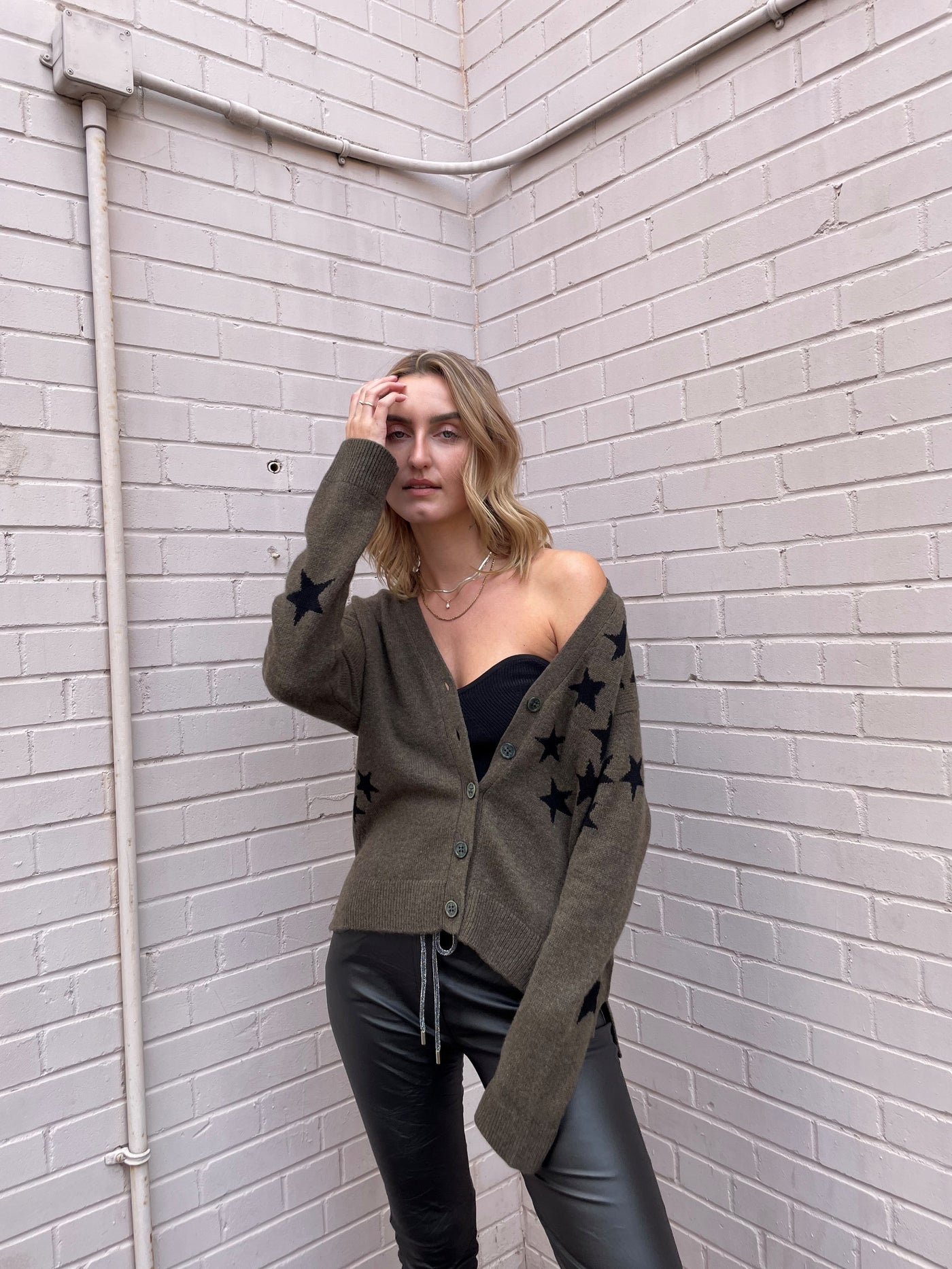 Zadig & Voltaire Mira Bronze Star Cardi