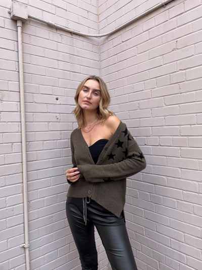 Zadig & Voltaire Mira Bronze Star Cardi