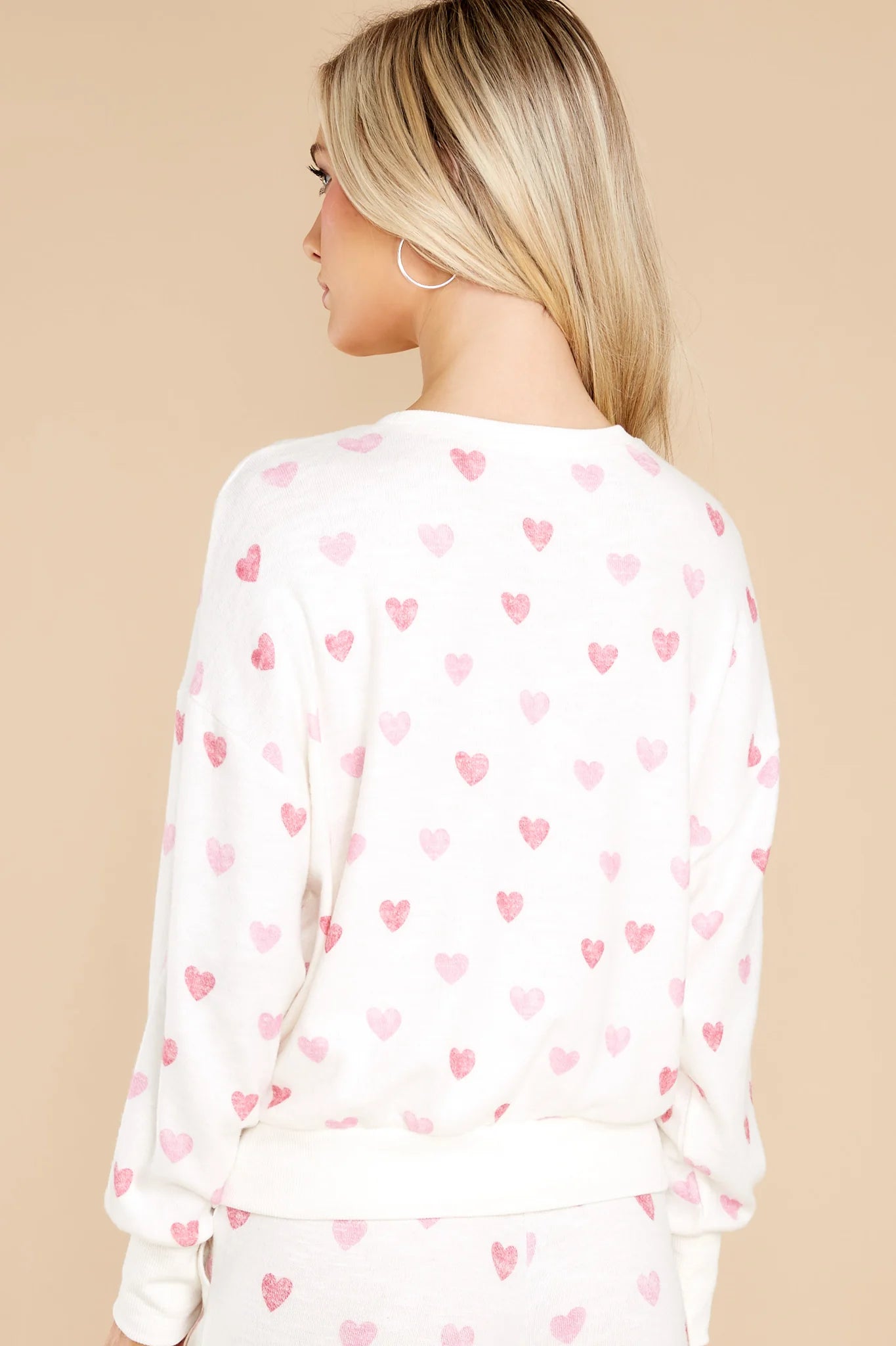 Z SUPPLY Izzie Long Sleeve Heart Top