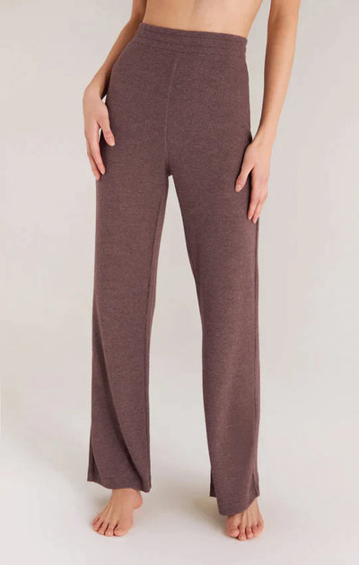 Z Supply Show Some Flare Rib Pant - Fig