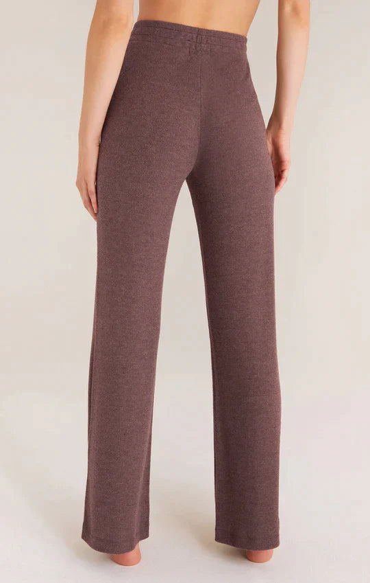 Z Supply Show Some Flare Rib Pant - Fig