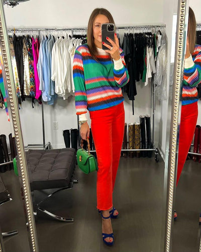 Molly Bracken Multicolour Knitted Sweater