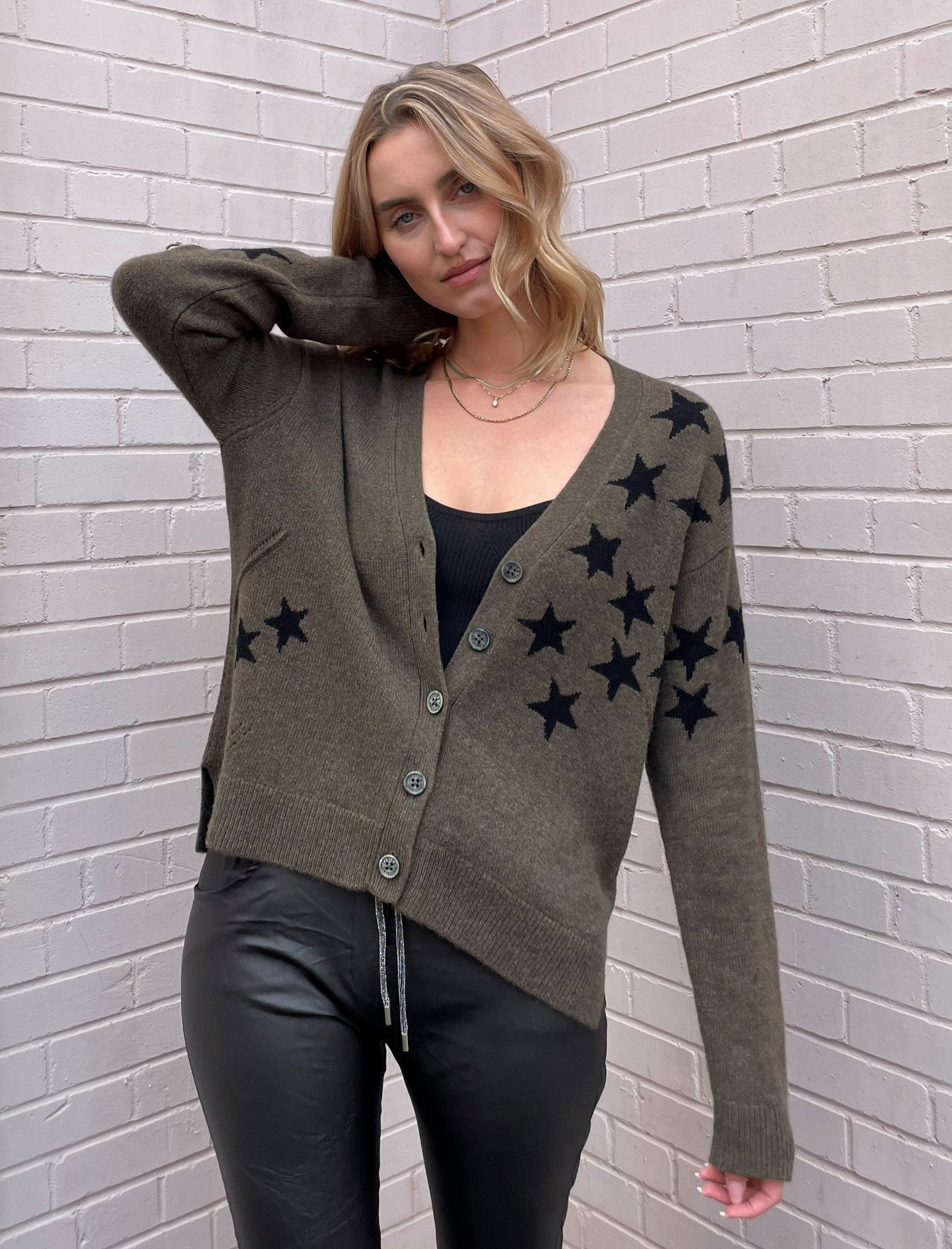 Zadig & Voltaire Mira Bronze Star Cardi