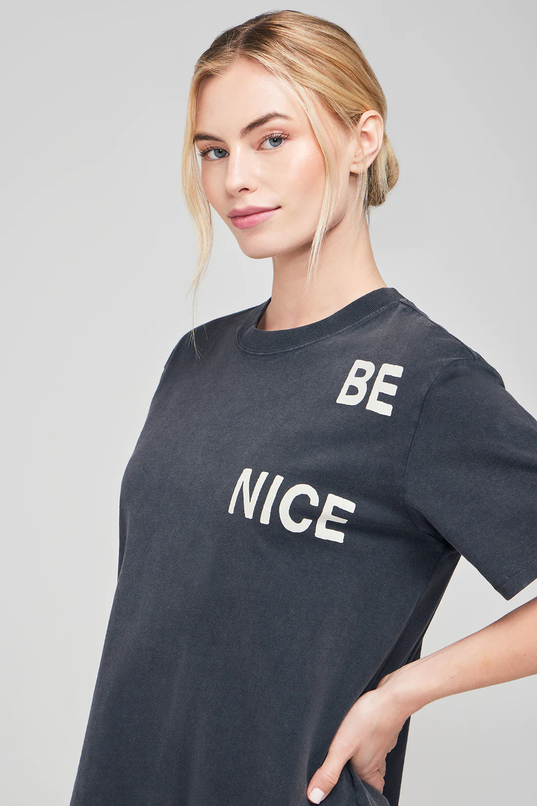 WILDFOX Au Revoir Ryan Top - Washed Black