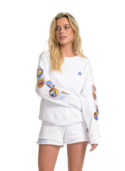 CHRLDR Beach Club Crew Neck Sweatshirt