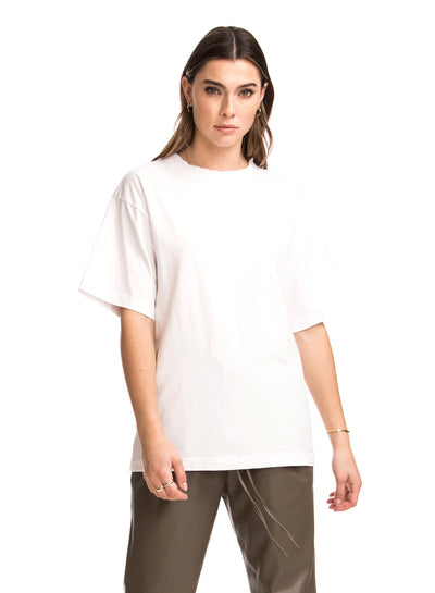 CHRLDR Charlie White Collar Rib Oversized T-shirt