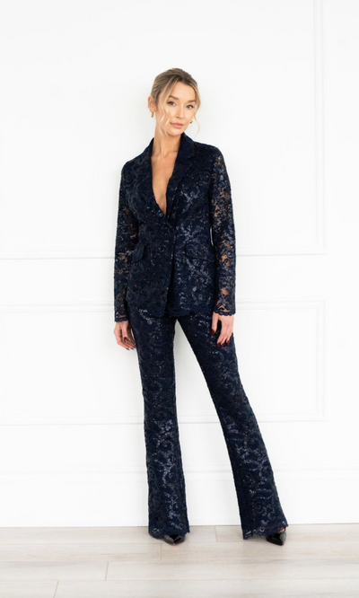 Sunshine Park Genesis Midnight Blue Sequins Pants