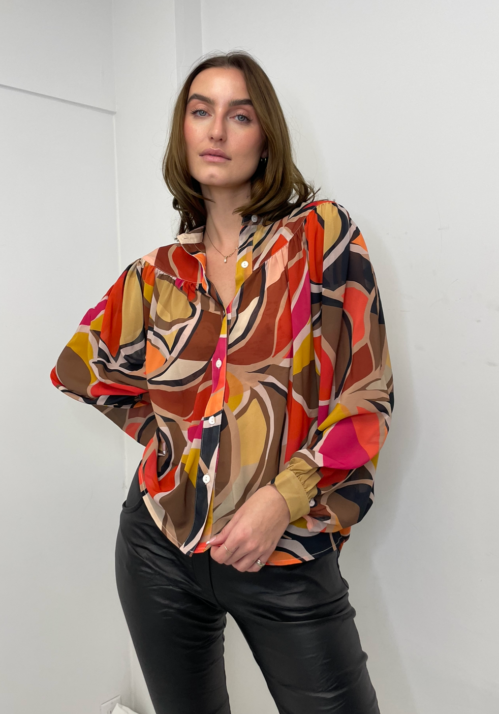 Molly Bracken Ladies Multi Colour Blouse