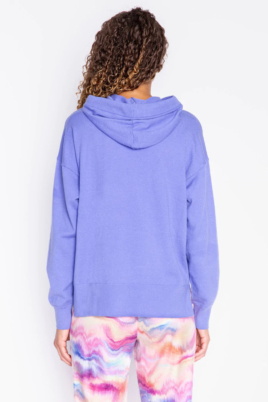 PJ Salvage Slounge Garden Solid Hoodie - Purple