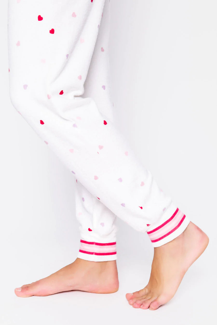 PJ Salvage Feelin’ Loved Hearts Pant - Ivory