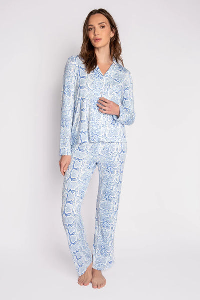 PJ Salvage Feelin Snakey Snake Pj Set - Blue