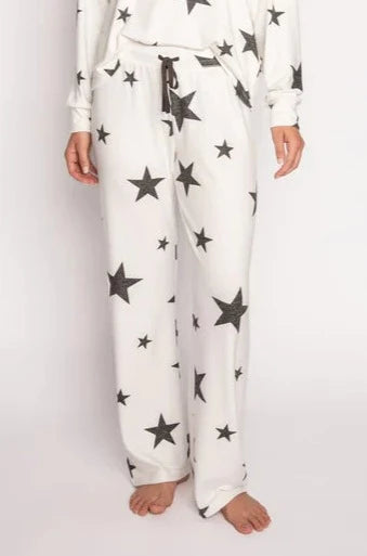 PJ Salvage Slounge Riot Stars Pants - Ivory