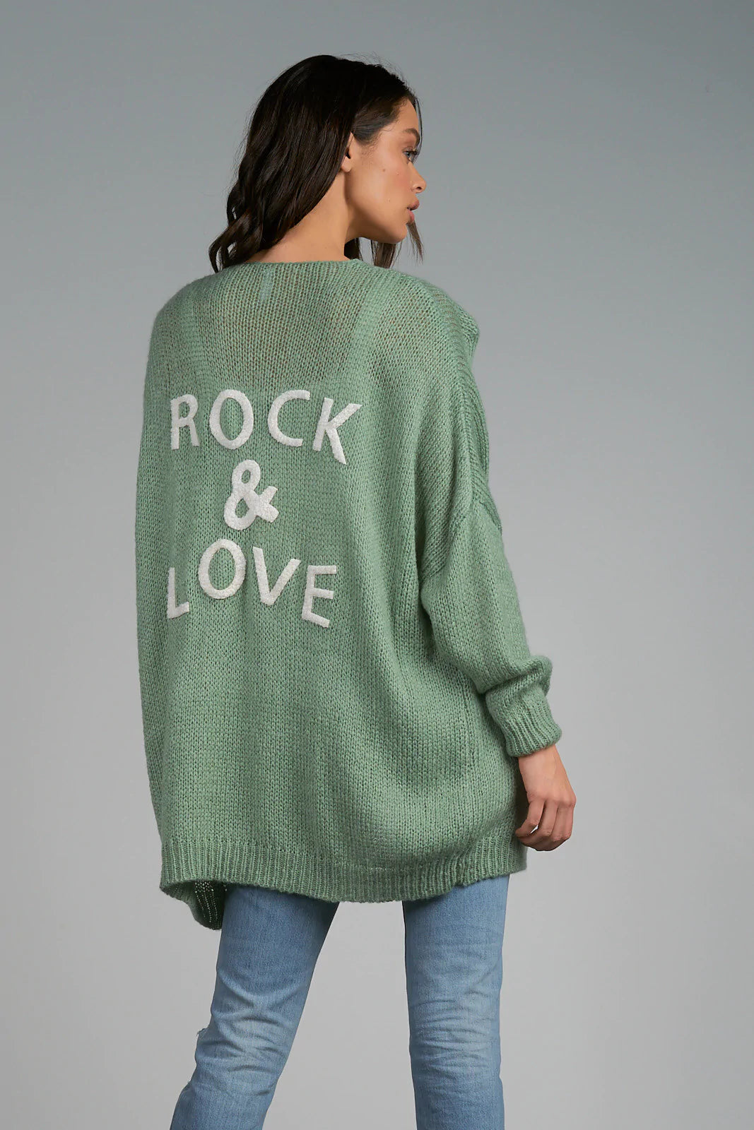 ELAN “Rock n Roll” Cardi - Green