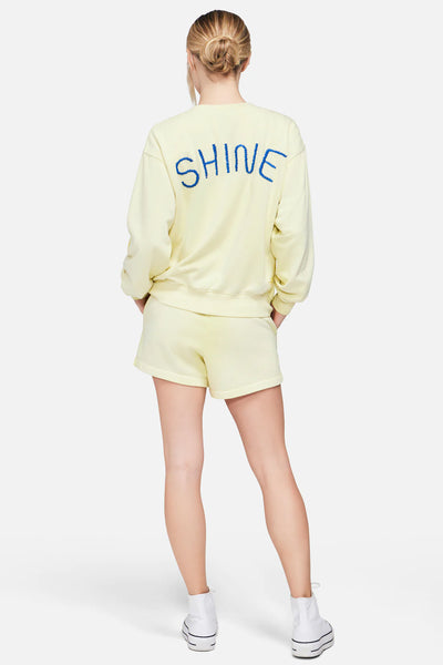 WILDFOX “Sunshine” Cody Sweatshirt - Limoncello