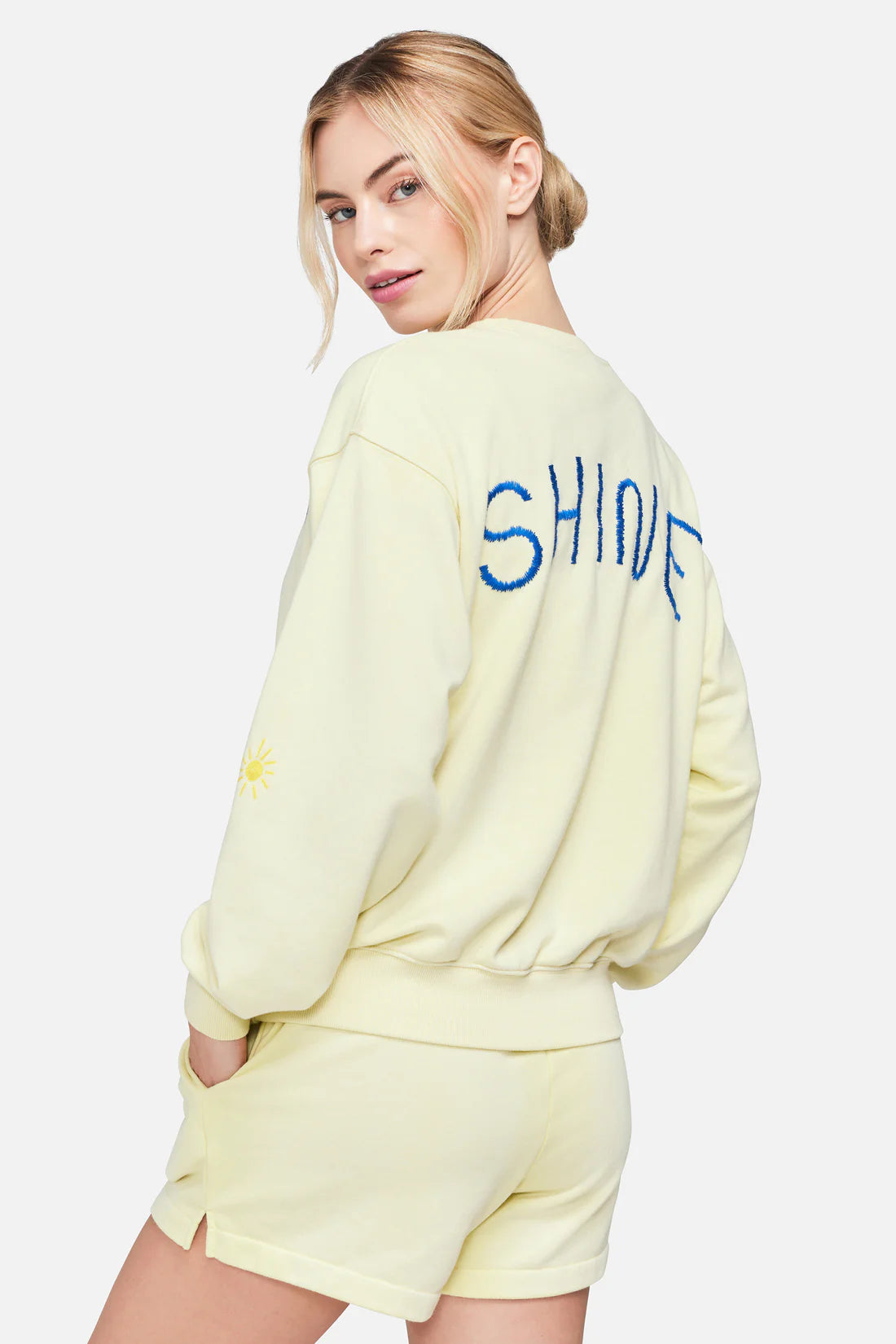 WILDFOX “Sunshine” Cody Sweatshirt - Limoncello