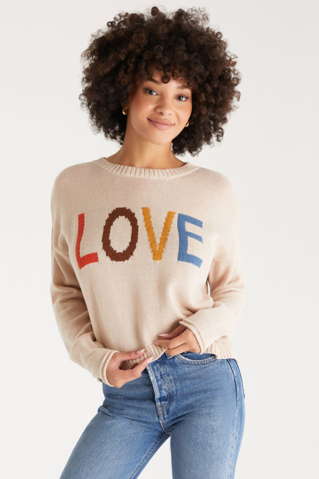 Z Supply Sienna Love Sweater - Beige